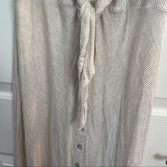 NWT Anthropologie Levina Tie Front Maxi Dress Women’s size large Saturday sunday - Picture 4 of 8